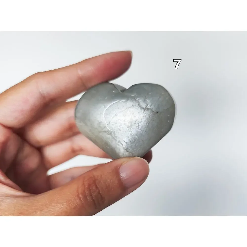 Super Flash Sage Moonstone Heart Carving Garnierite - Picture 9 of 12